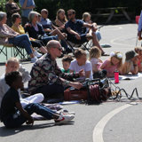 Publikum til Bandklubbens sommerfestival 2021