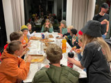 Fællesspisning efter workshop med KAWA
