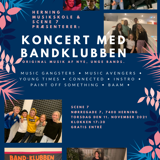 Koncertplakat for koncert på Scene 7 november 2021