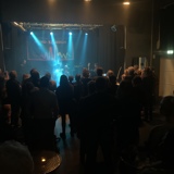 Band på scenen til koncert på Scene 7 november 2021